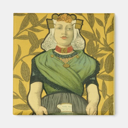 ポスターの広告Van Houten Cの複製 マグネット (正面)