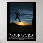 ポスターの成功やる気を起こさせるを収める ポスター (正面)