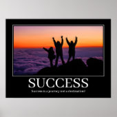 ポスターの成功やる気を起こさせるを収める ポスター (正面)