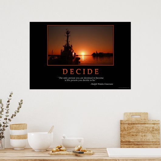 ポスターの決定 ポスター (キッチン)