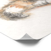 ポスターの猫とマウスのデザイン/プリント ポスター (角)