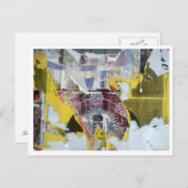 ポスターの破れた層 ポストカード (正面/裏面)