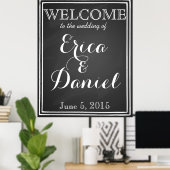 ポスターの結婚看板の看板へようこそ ポスター (ホームオフィス)