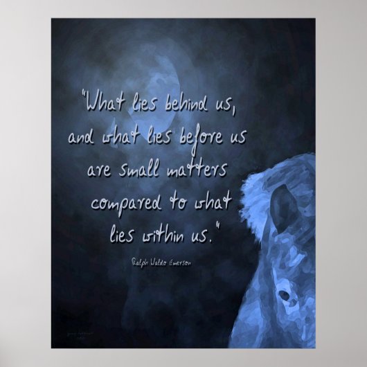 ポスターの背後にある何か… ポスター (正面)