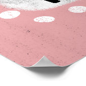 ポスターの走壁アートの少女 ポスター (角)