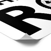 ポスターの転がおもしろい一輪車 ポスター (角)