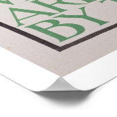 ポスターの「いつ広告のハート」の再現 ポスター (角)