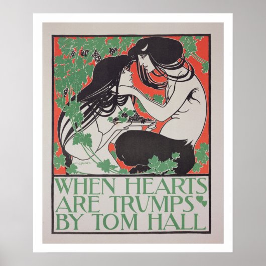 ポスターの「いつ広告のハート」の再現 ポスター (正面)