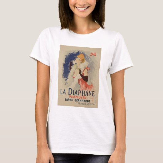 ポスターの「ラ・広告ダイアファン」の複製 Tシャツ (正面)
