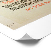 ポスターの「広告グランドTh」の複製 ポスター (角)