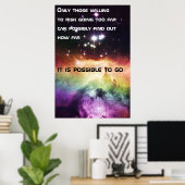 ポスターはどこまで行けばいいのか ポスター (ホームオフィス)