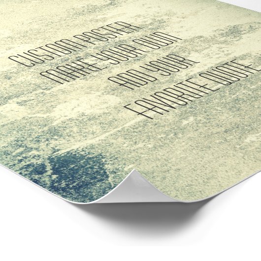 ポスターをカスタムカスタマイズして引用文を追加すお気に入りのる ポスター (角)