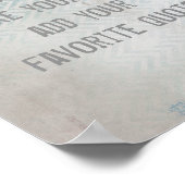 ポスターをカスタムカスタマイズして引用文を追加すお気に入りのる ポスター (角)