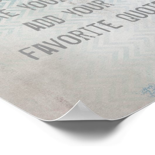 ポスターをカスタムカスタマイズして引用文を追加すお気に入りのる ポスター (角)