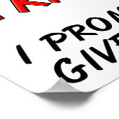 ポスターをキスおもしろいする ポスター (角)