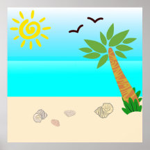 ポスターをビーチする