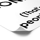 ポスターを下げおもしろいるな ポスター (角)