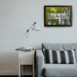 ポスターを壊すよりも曲げ感動的る方が良い ポスター