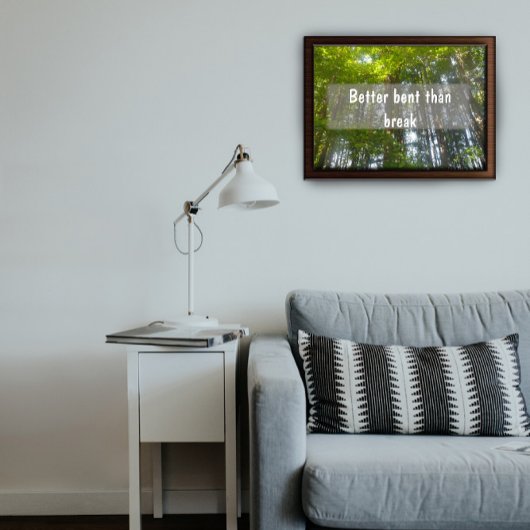 ポスターを壊すよりも曲げ感動的る方が良い ポスター