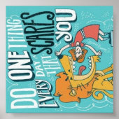 ポスターを怖がらせる事を毎日一つ行う ポスター (正面)