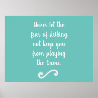 ポスターを打ち消す恐れ ポスター