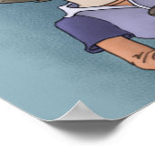 ポスターを振りかけるドーナツ ポスター (角)