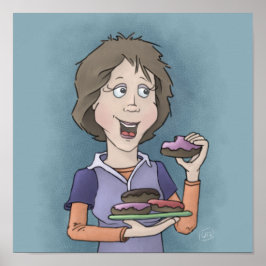 ポスターを振りかけるドーナツ ポスター