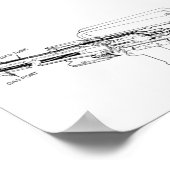ポスターを発射するM16ライフルの図 ポスター (角)