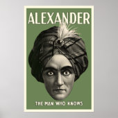 ポスターを知る人 – 緑 ポスター (正面)