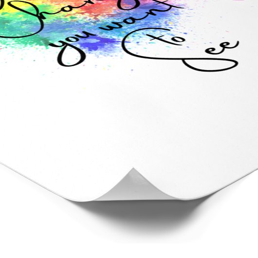 ポスターを表示する変更 ポスター (角)