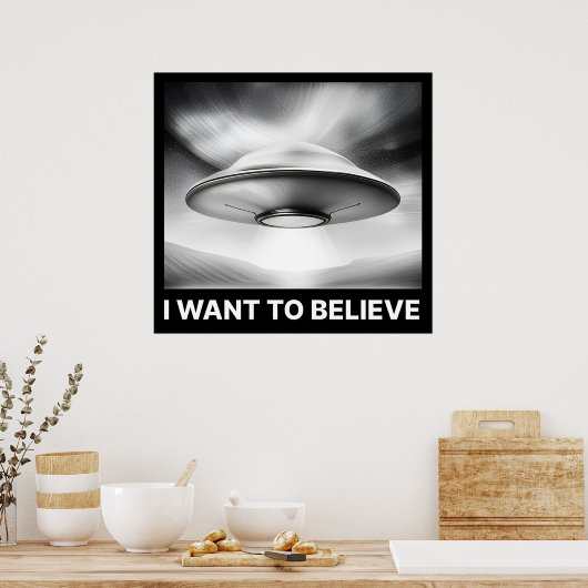 ポスターを貼り信じたい ポスター (キッチン)