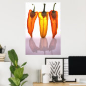 ポスターを通して光で半分にペッパー ポスター (ホームオフィス)