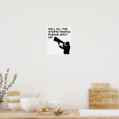 ポスターを閉おもしろいじる ポスター (キッチン)