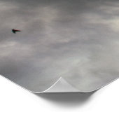 ポスターを飛遠くにべ感動的る ポスター (角)