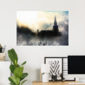 ポスターを飛遠くにべ感動的る ポスター (ホームオフィス)