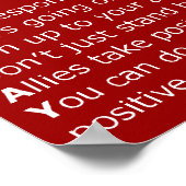 ポスターを飾る方法 ポスター (角)