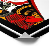 ポスターアジアヴィンテージ芸術歌川国正日本 ポスター (角)