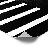 ポスターアジア赤白黒竹フローラ ポスター (角)