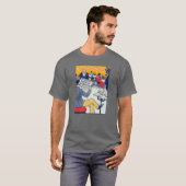 ポスターアドダークグレー Tシャツ (正面フル)