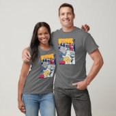 ポスターアドダークグレー Tシャツ (ユニセックス)