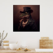 ポスターアリゲーター ポスター (キッチン)