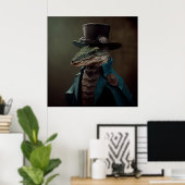 ポスターアリゲーター ポスター (ホームオフィス)