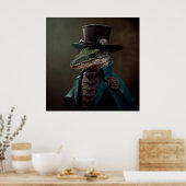 ポスターアリゲーター ポスター (キッチン)