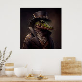 ポスターアリゲーター ポスター (キッチン)