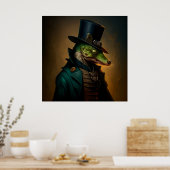 ポスターアリゲーター ポスター (キッチン)