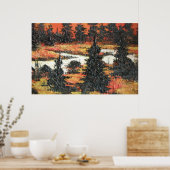 ポスターアン絵を描ヘイズの木の喜び ポスター (キッチン)