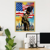 ポスターアートウォッチマン兵士 ポスター (ホームオフィス)