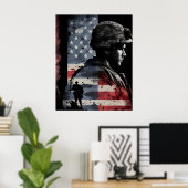 ポスターアートソルジャー ポスター (ホームオフィス)