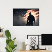 ポスターアートパトリオットヒーロー ポスター (ホームオフィス)