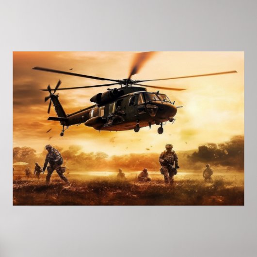 ポスターアート軍隊アクションシーン ポスター (正面)